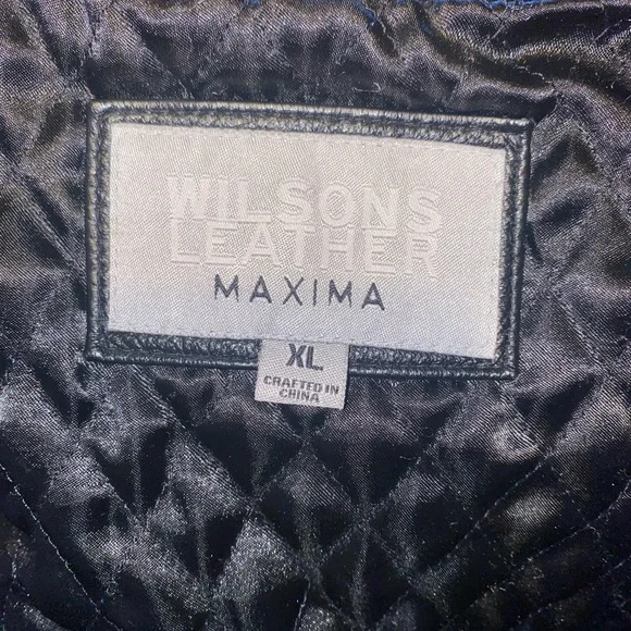 Men’s Wilsons Leather Jacket Coat Hooded Black w/ belt - Picture 4 of 8